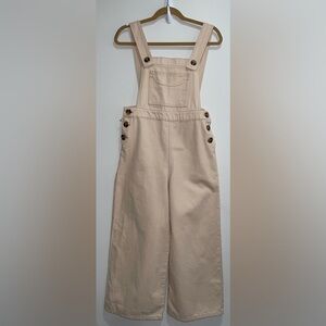 ASOS Wide Leg khaki Jeans  Cropped Overalls NWOT